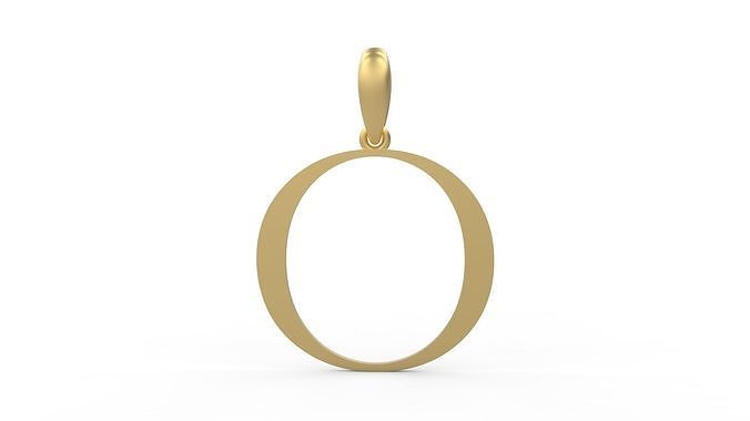 Initial Letters Pendant Stonehenge O 3D print model