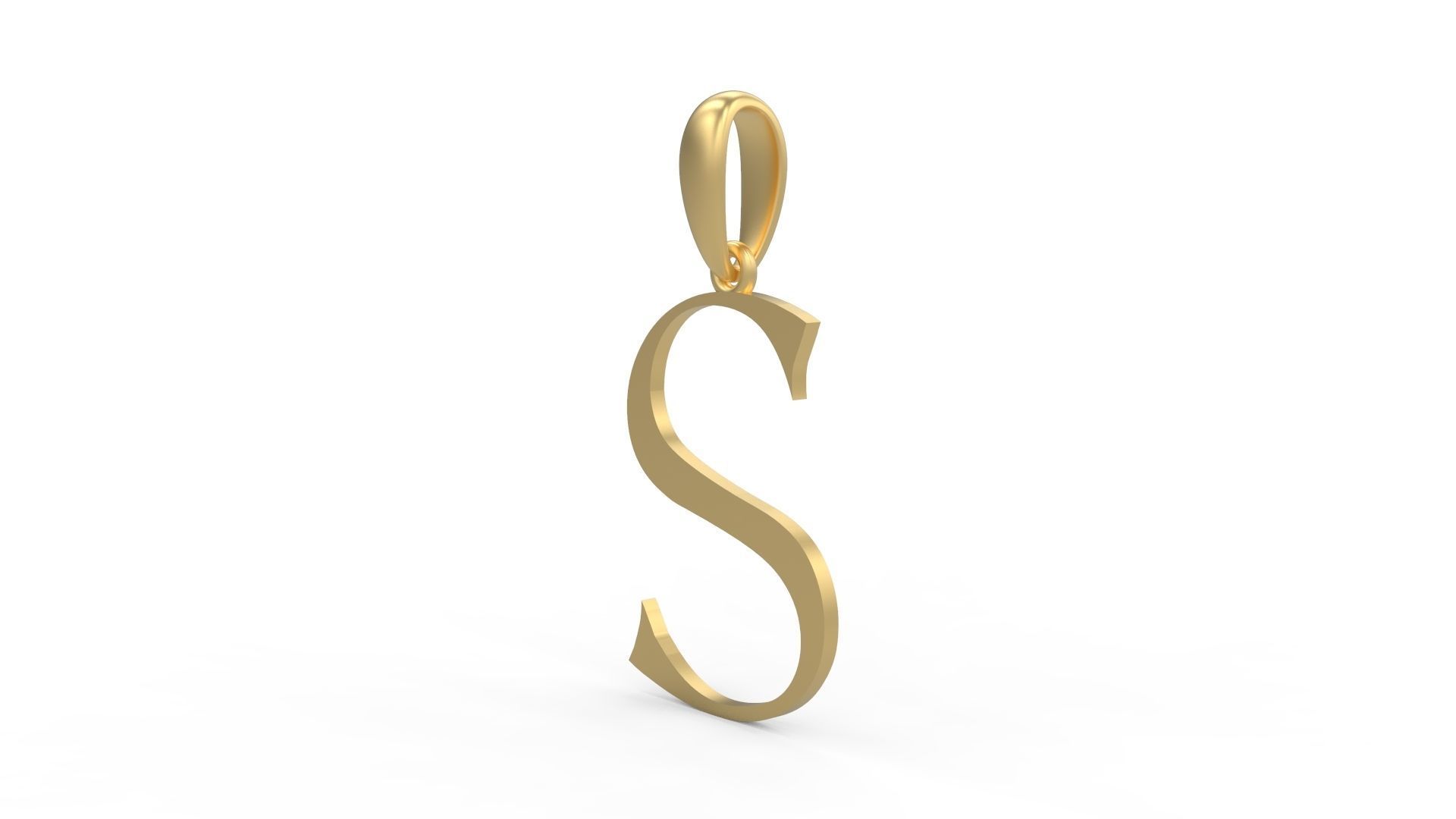 Initial Letters Pendant Stonehenge S 3D print model_1