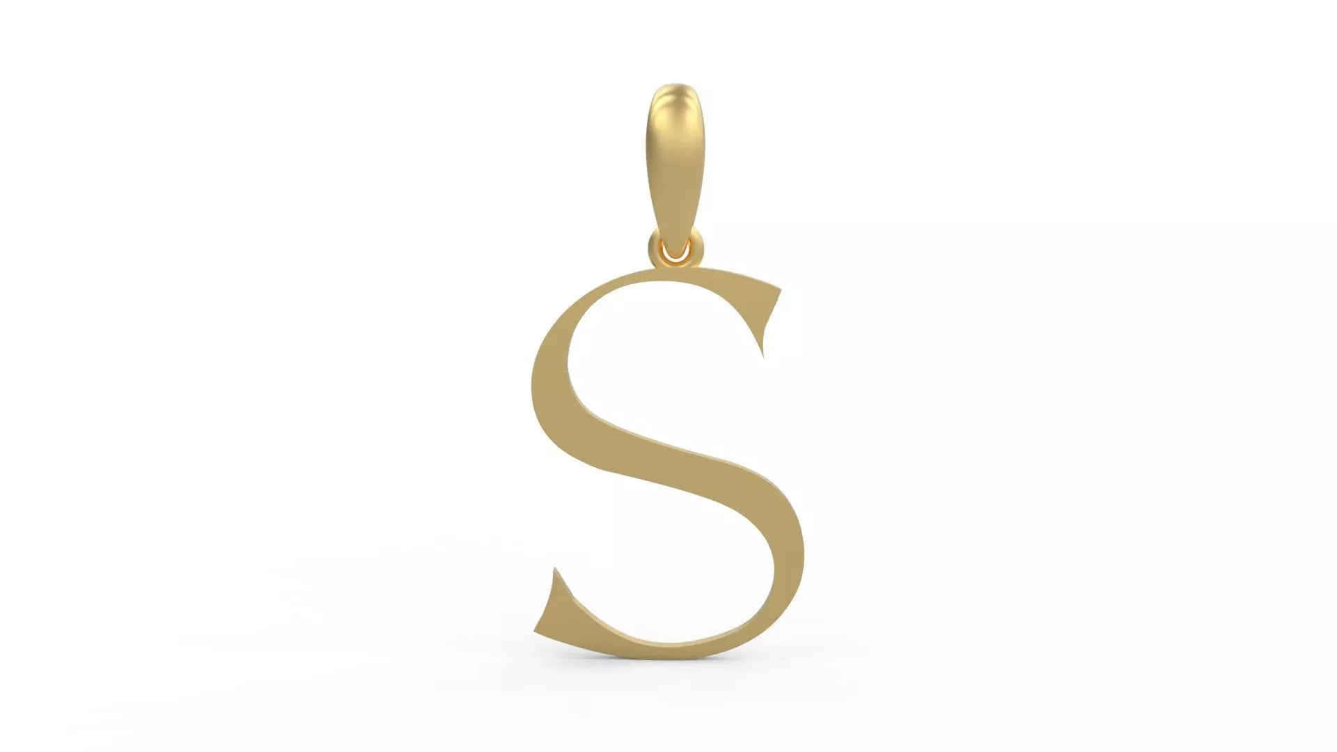 Initial Letters Pendant Stonehenge S 3D print model_0