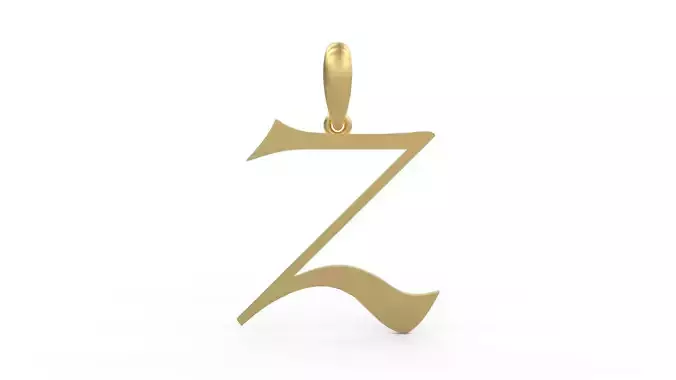 Initial Letters Pendant Stonehenge Z