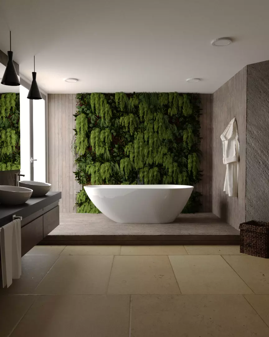 Bano moderno 3D model_0