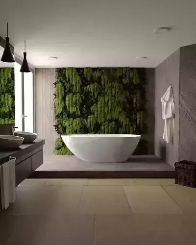 Bano moderno 3D model