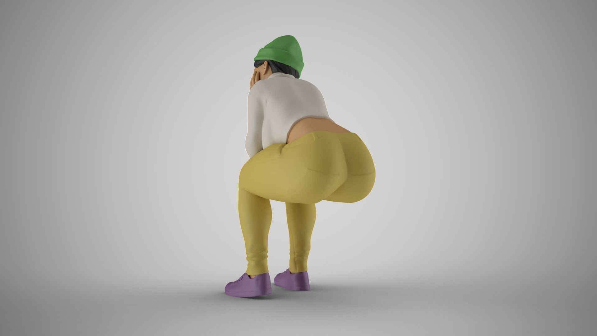 Bored Audience 3D print model_7