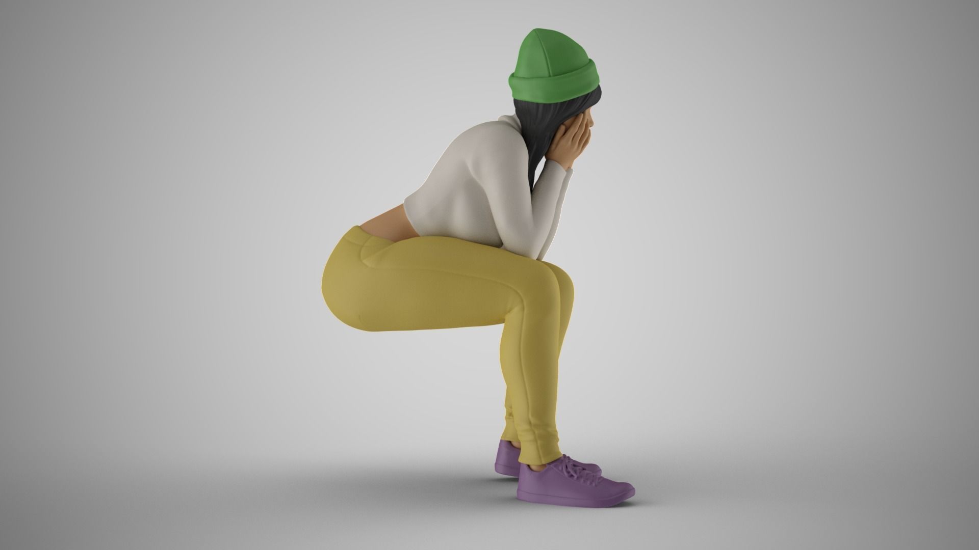 Bored Audience 3D print model_5