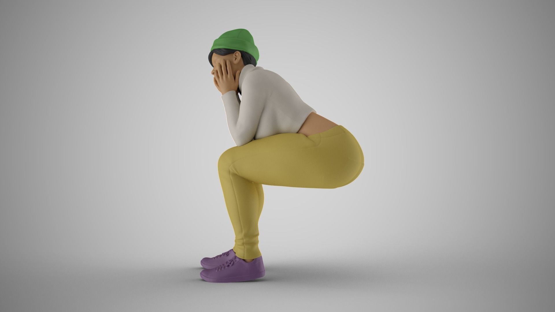 Bored Audience 3D print model_8