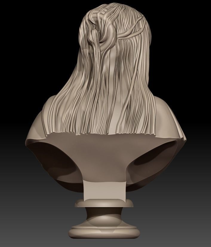 The Veiled woman of Giovanni Battista Lombardi 3D print model 3D print model_24
