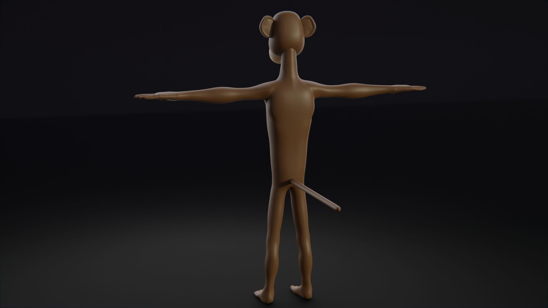 NFT Ape Low-poly 3D model_2