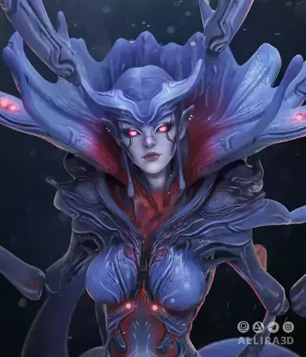 Motra sylvanas - female character art