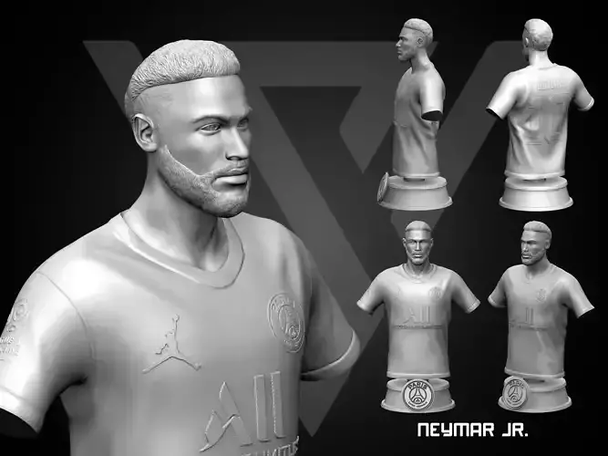 Neymar JR 3D Printable 3D print model