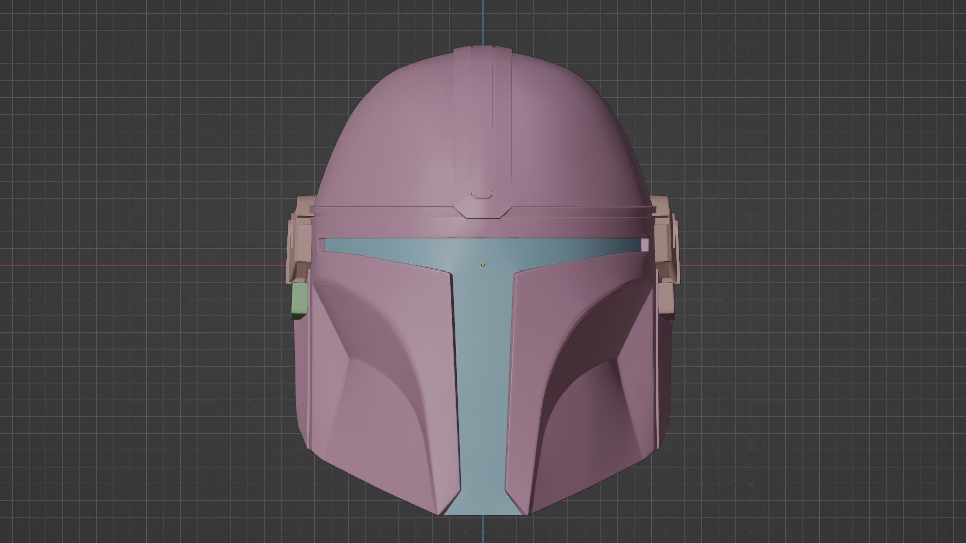 Mandalorian Inspired Helmet 3D print model_3