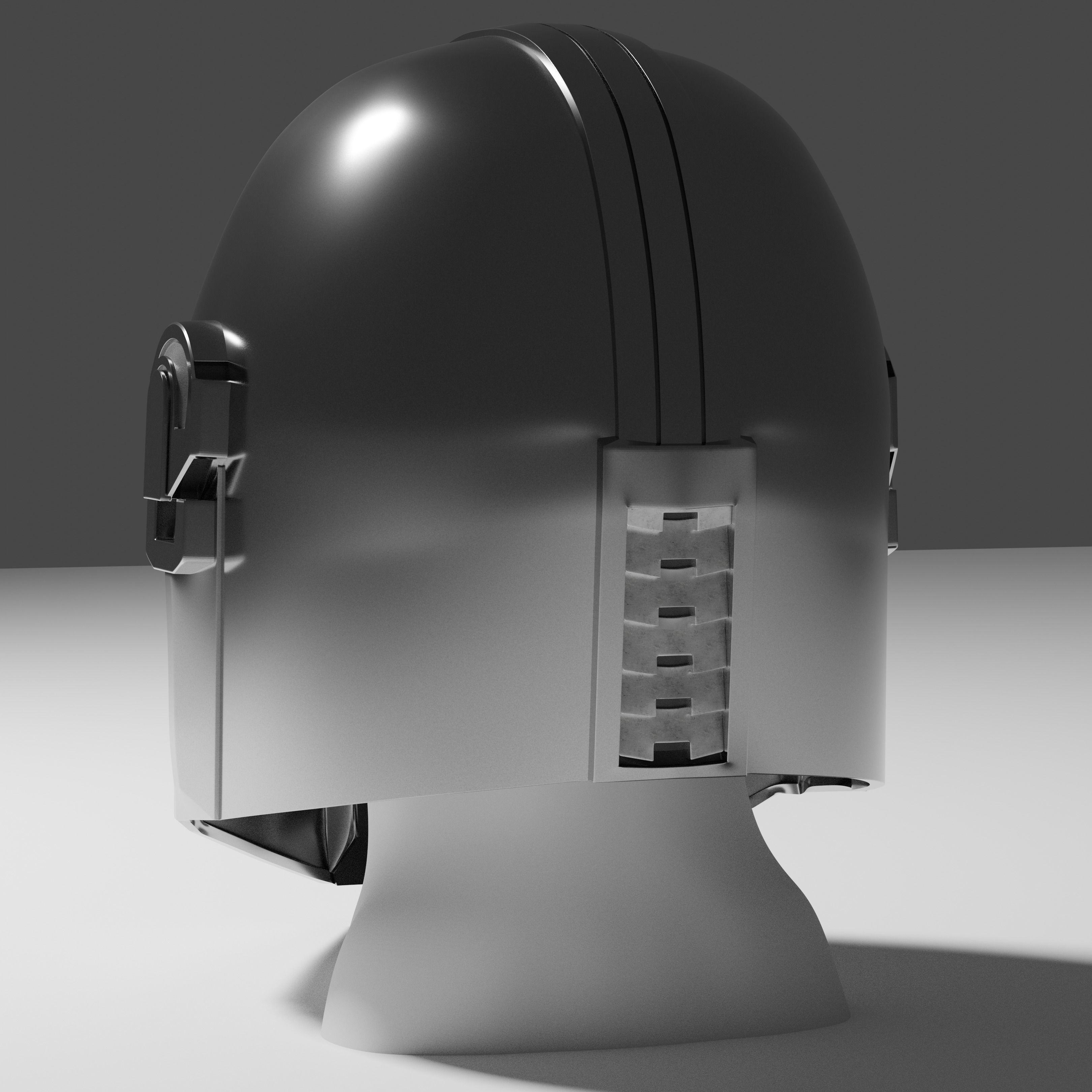 Mandalorian Inspired Helmet 3D print model_2