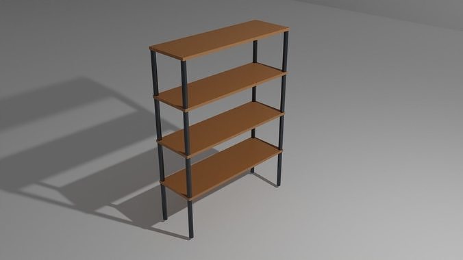 Low Poly Stellage Low-poly 3D model
