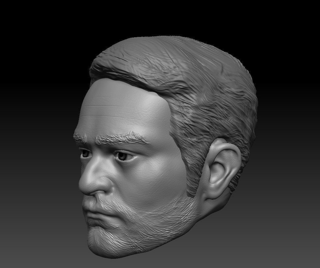 Matt Murdock or Charlie Cox headsculpt 3D print model_4