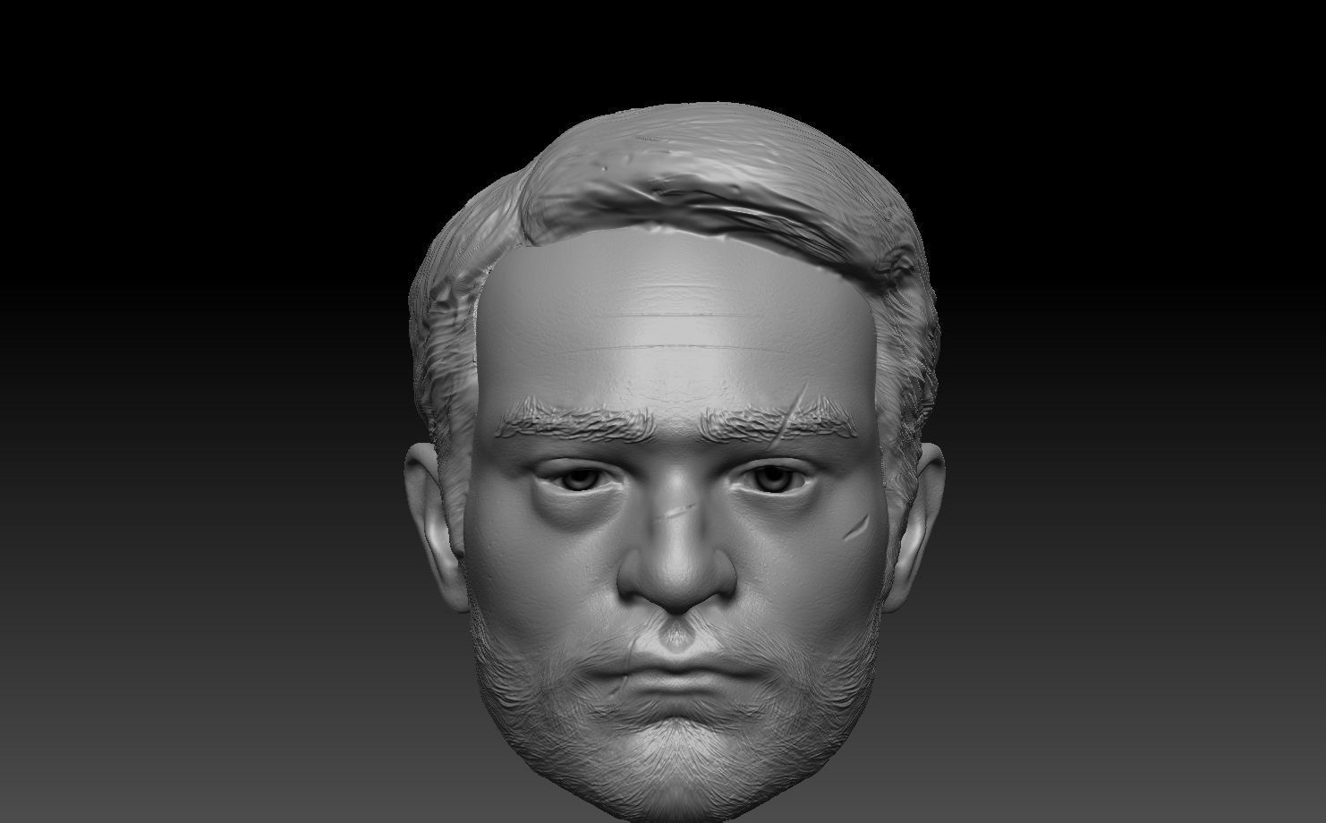 Matt Murdock or Charlie Cox headsculpt 3D print model_1