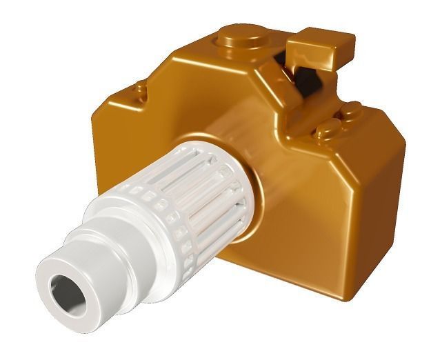 Elegant Digital Camera Low-poly 3D model_2