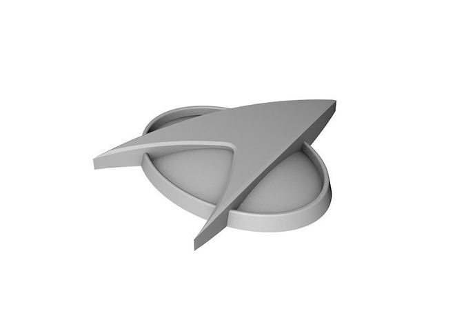 Star Trek TNG Comm Badge 3D print model