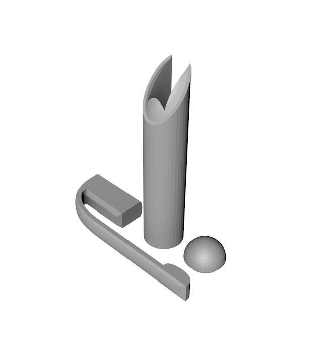 Jedi Food Capsule 3D print model_4