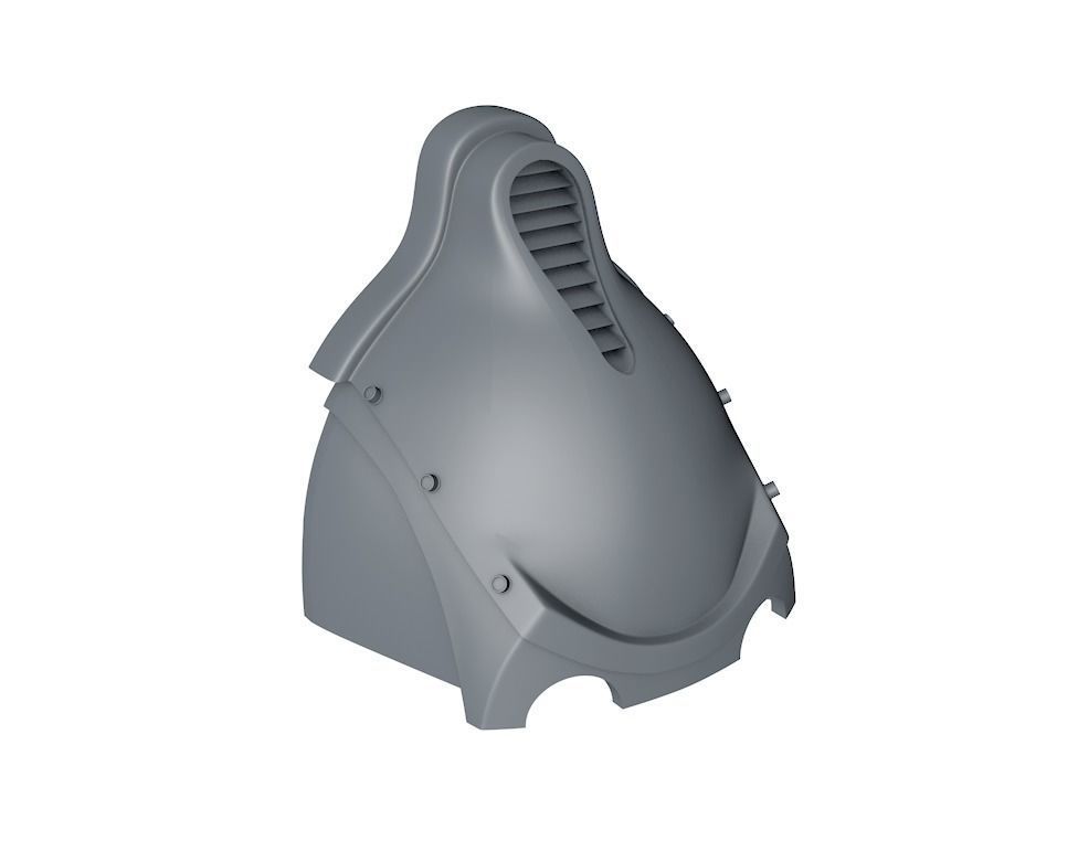Cyberman - Cyber Leader Helmet 3D print model_19