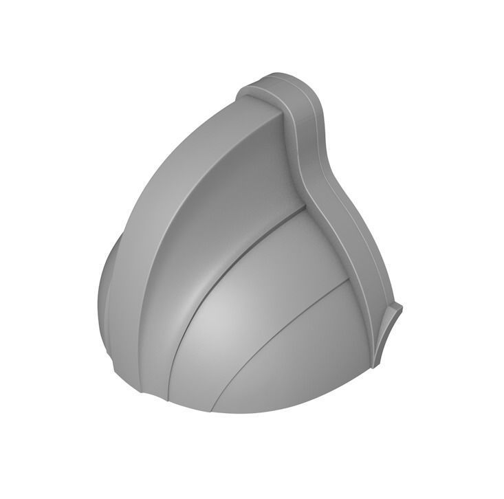 Cyberman - Cyber Leader Helmet 3D print model_10