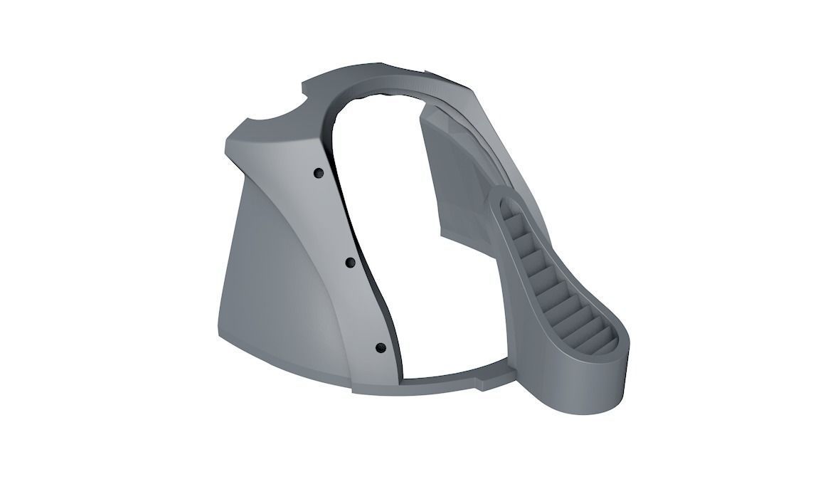 Cyberman - Cyber Leader Helmet 3D print model_22