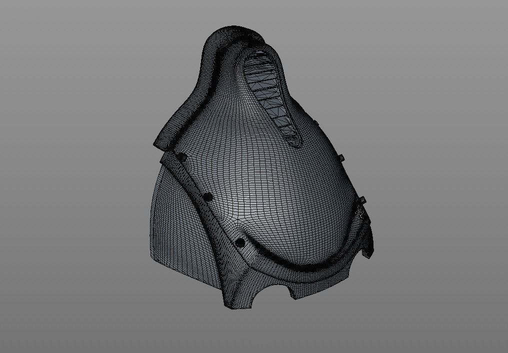 Cyberman - Cyber Leader Helmet 3D print model_21