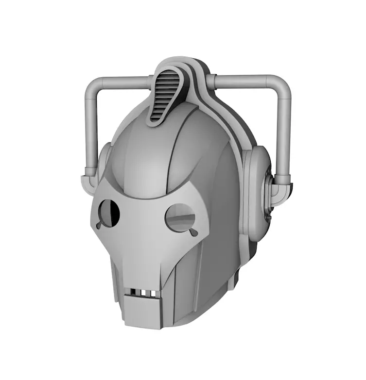 Cyberman - Cyber Leader Helmet 3D print model_0