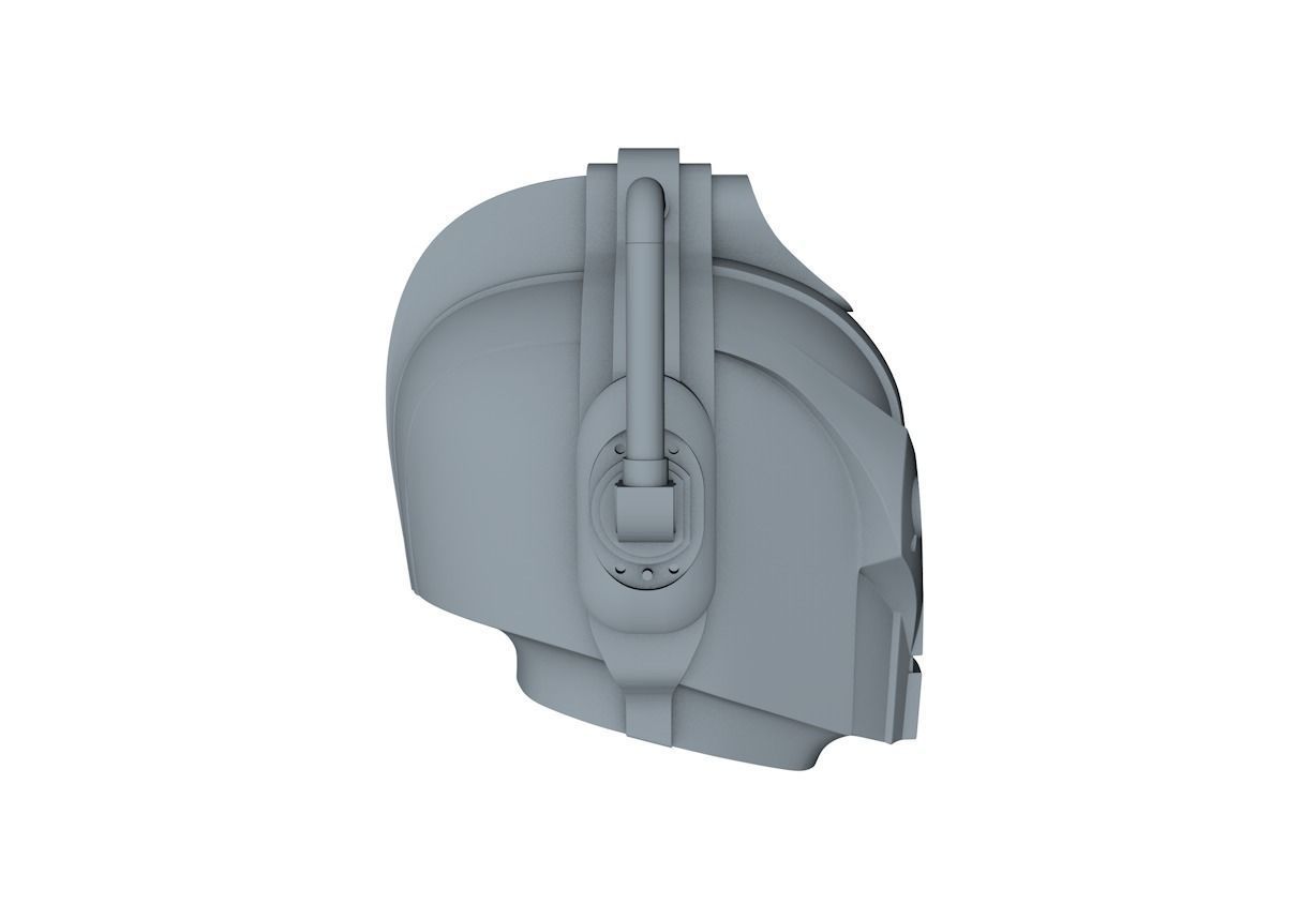 Cyberman - Cyber Leader Helmet 3D print model_2