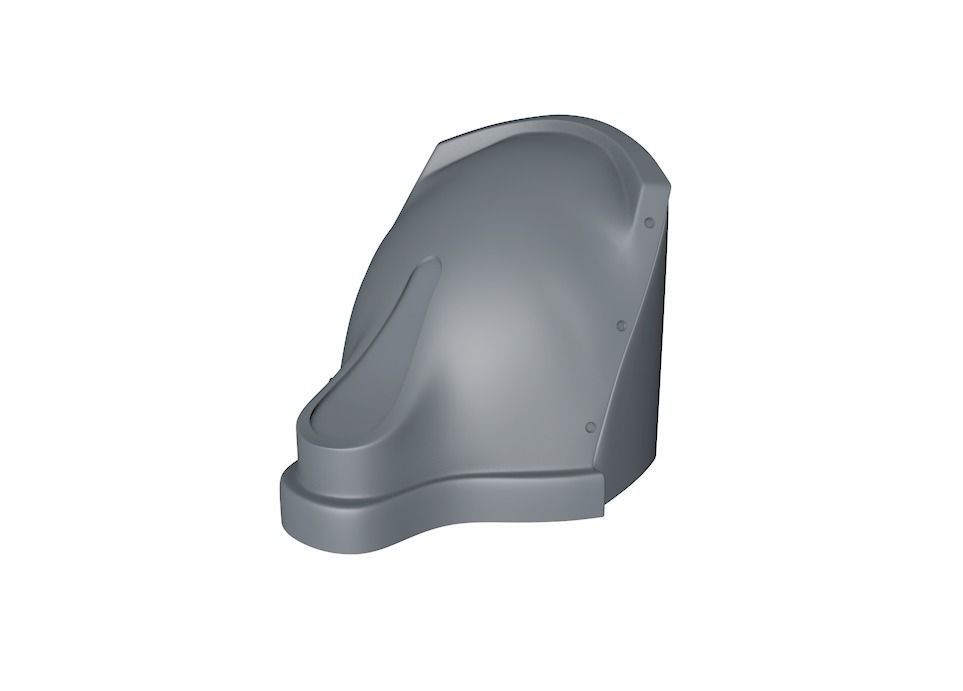 Cyberman - Cyber Leader Helmet 3D print model_26