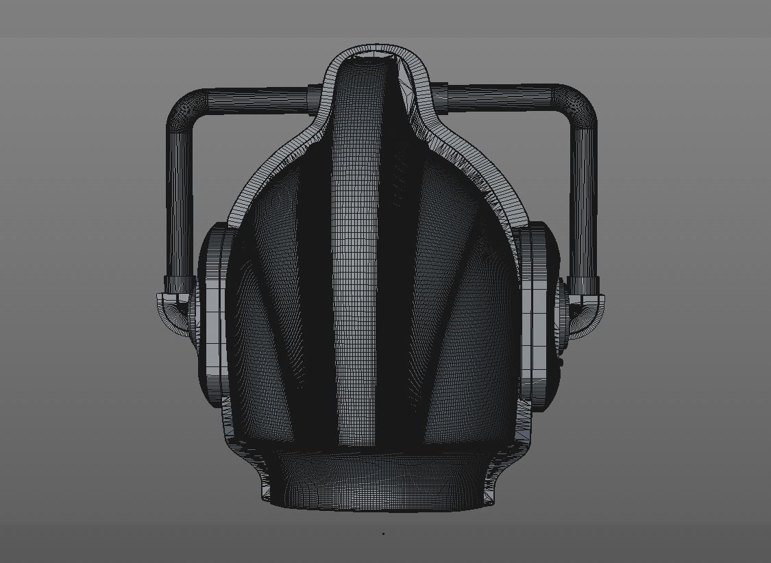 Cyberman - Cyber Leader Helmet 3D print model_7
