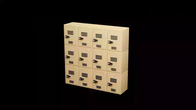 Stylish Locker Open and Close Available