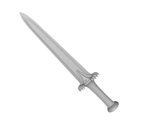 Azrael Knife 3D print model