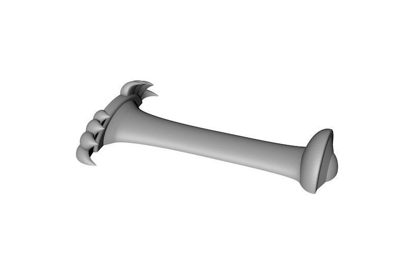 Azrael Knife 3D print model_3