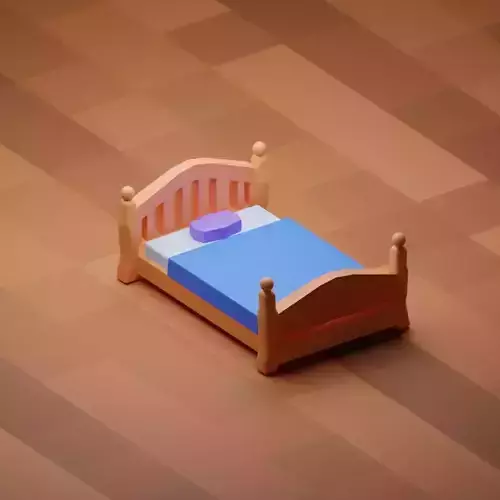 Low-Poly Bed