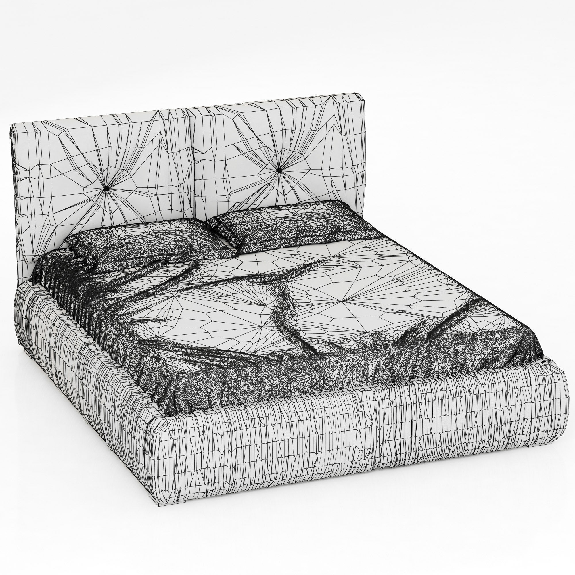 Orizzonti Sharpei bed 3D model_6