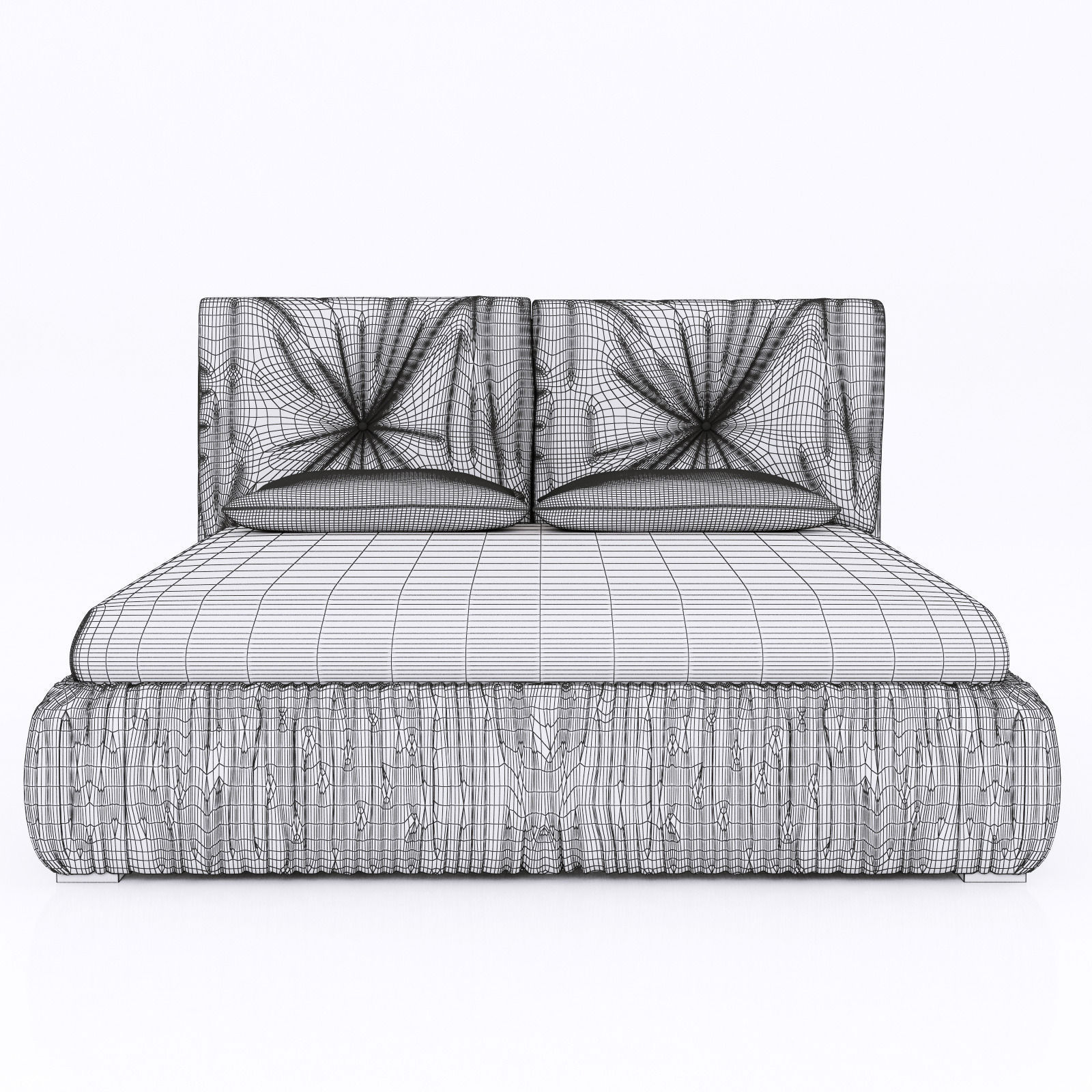 Orizzonti Sharpei bed 3D model_13