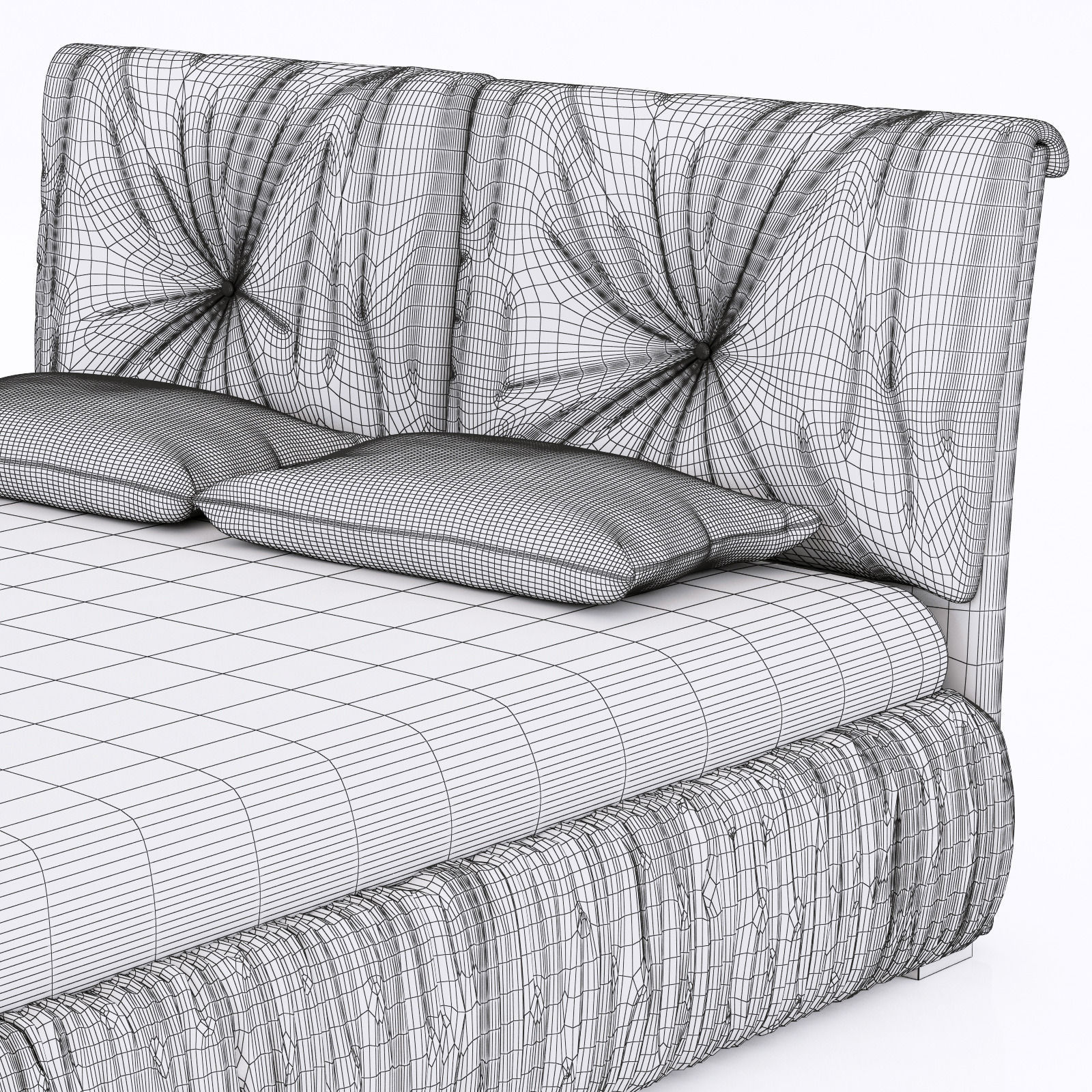 Orizzonti Sharpei bed 3D model_9