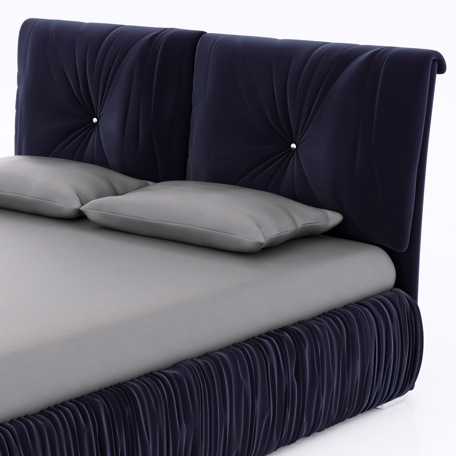 Orizzonti Sharpei bed 3D model_2