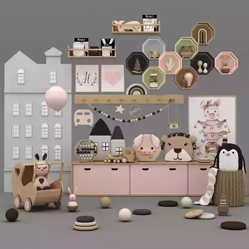 toys and furniture set 