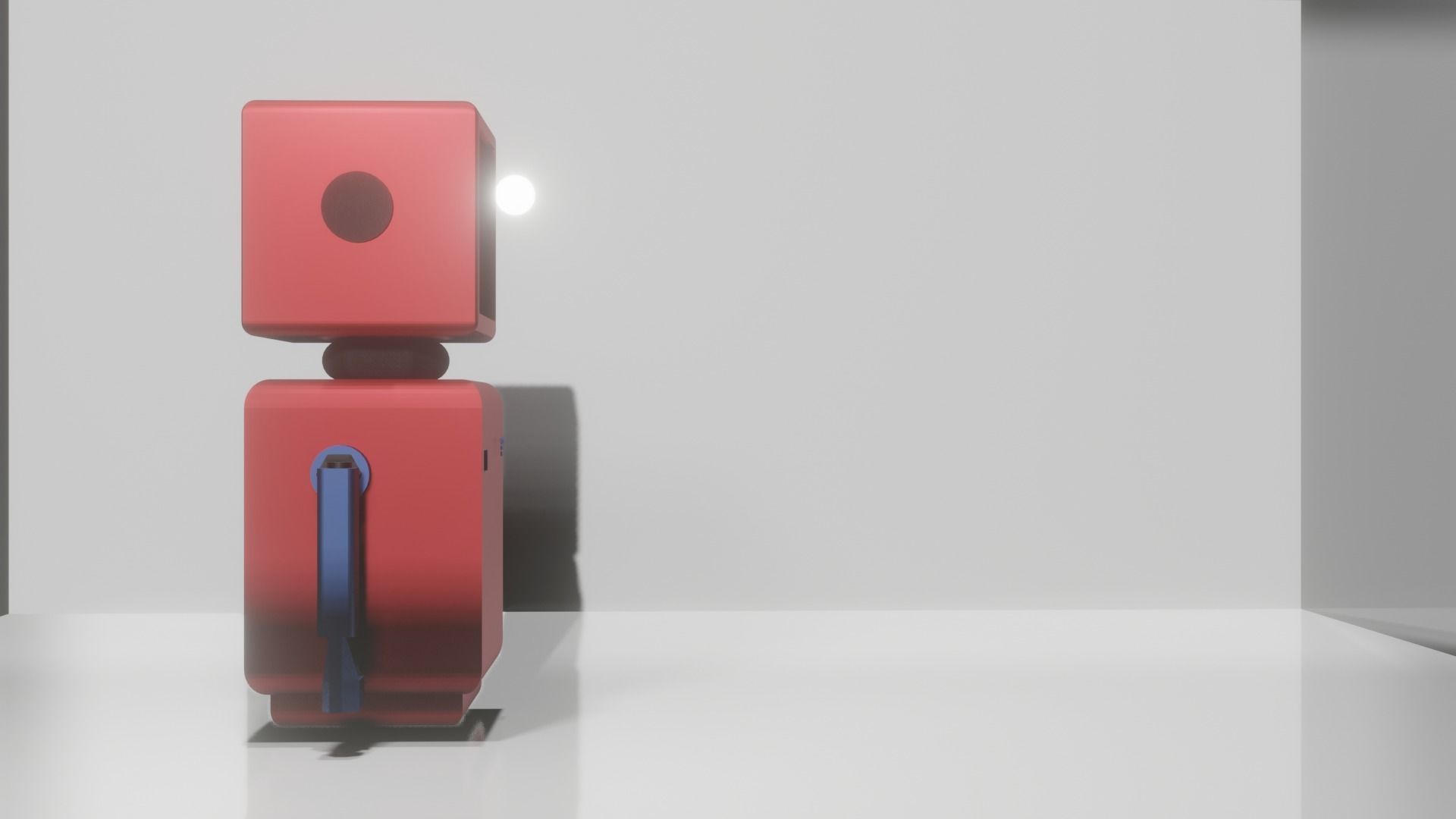 robot - cyberpunk Low-poly 3D model_4