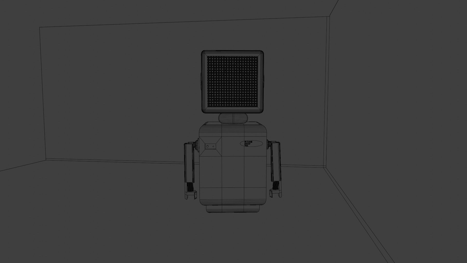 robot - cyberpunk Low-poly 3D model_5