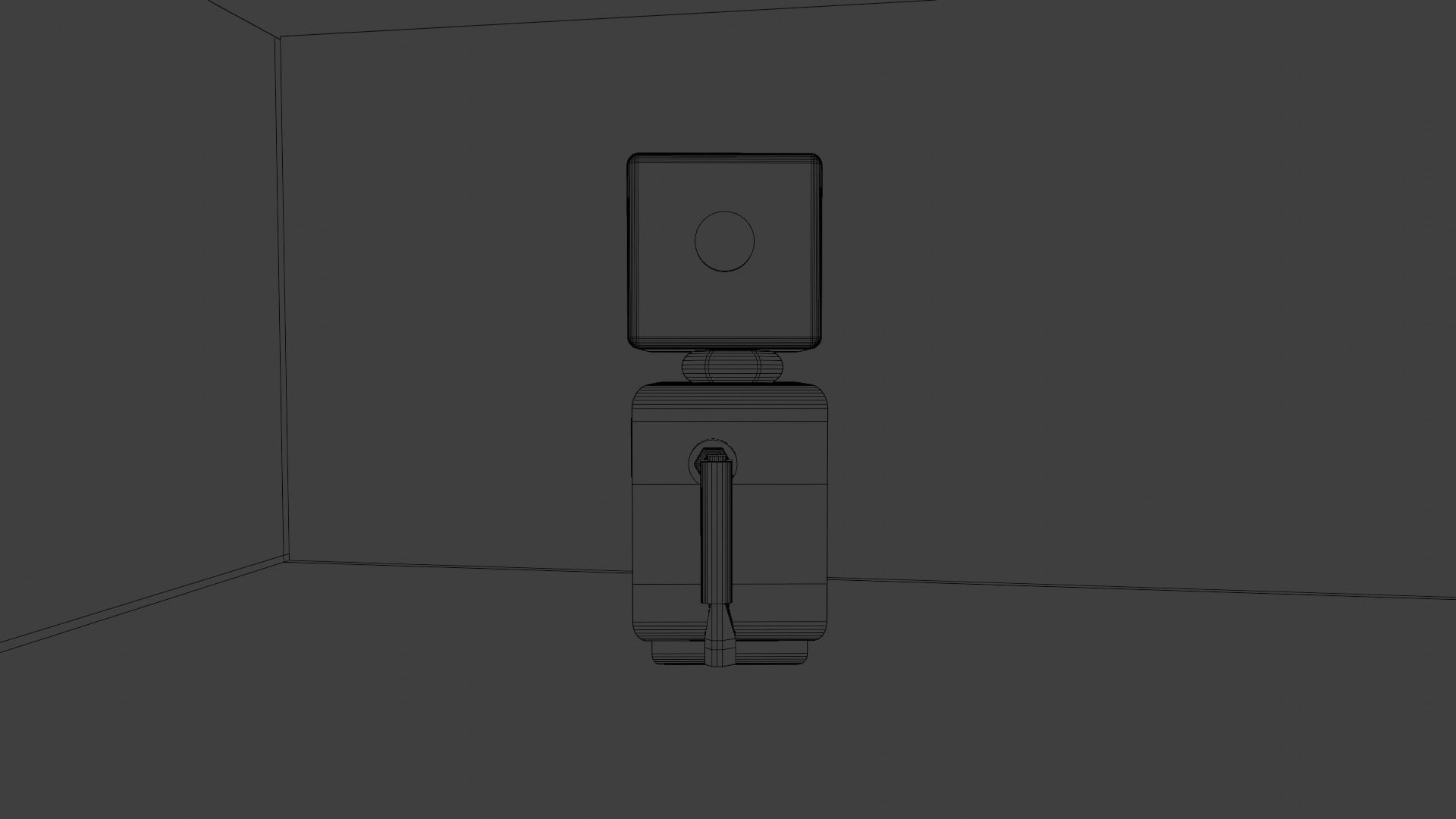 robot - cyberpunk Low-poly 3D model_7