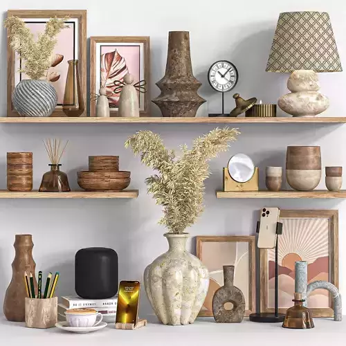 Decorative set 12 3D model