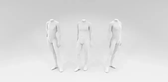 headless male fashion mannequin relaxed set