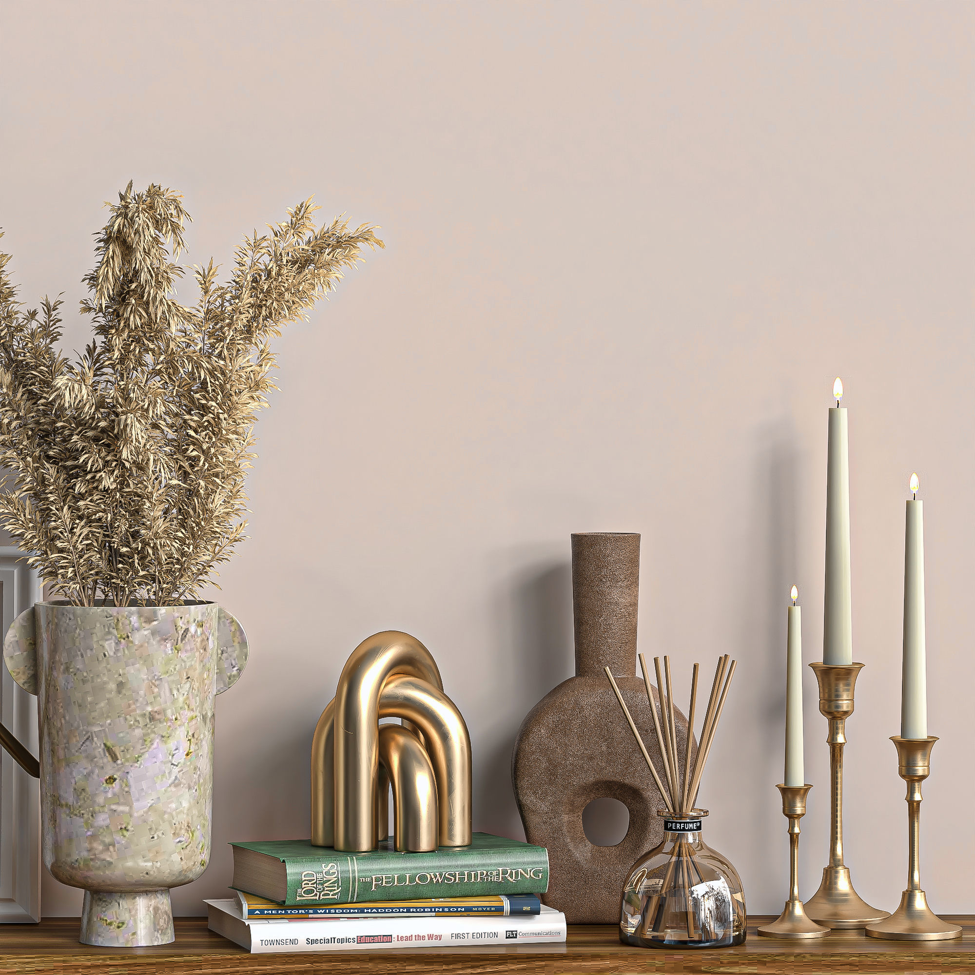 Decorative set 11 3D model_3