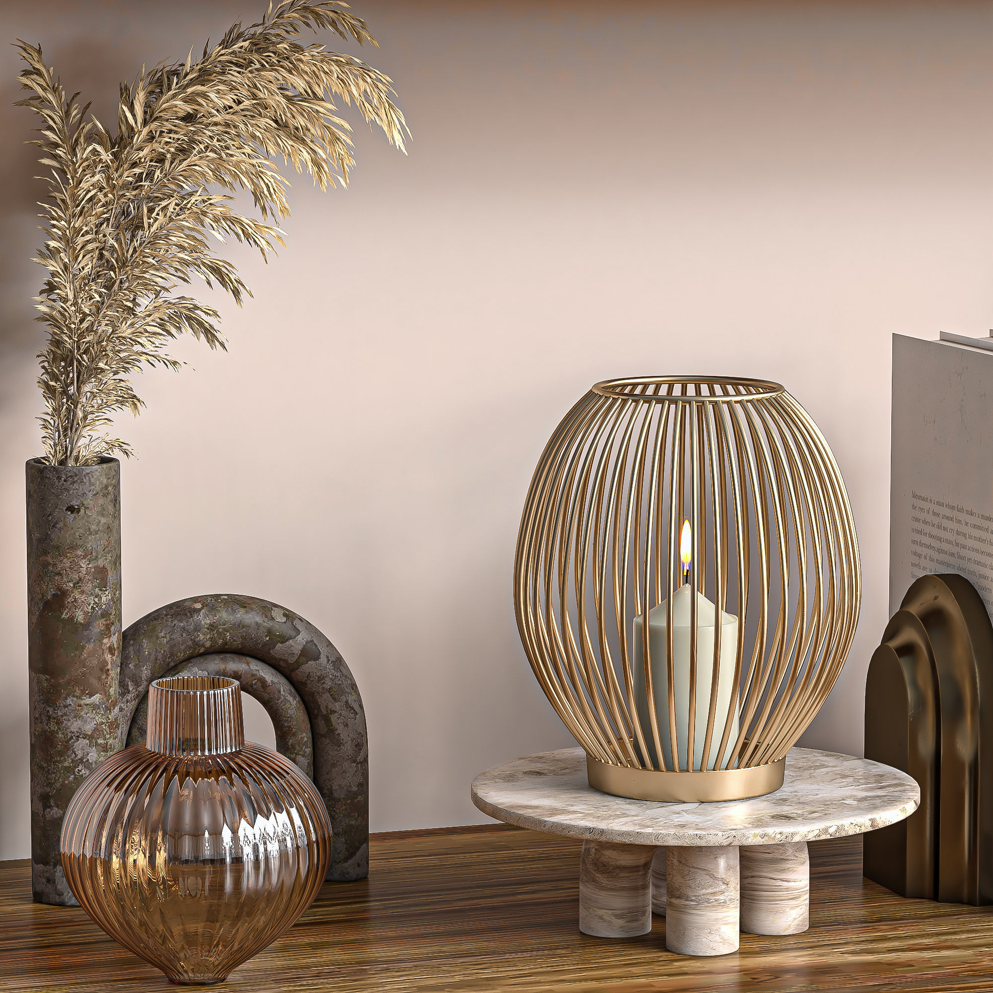 Decorative set 11 3D model_1