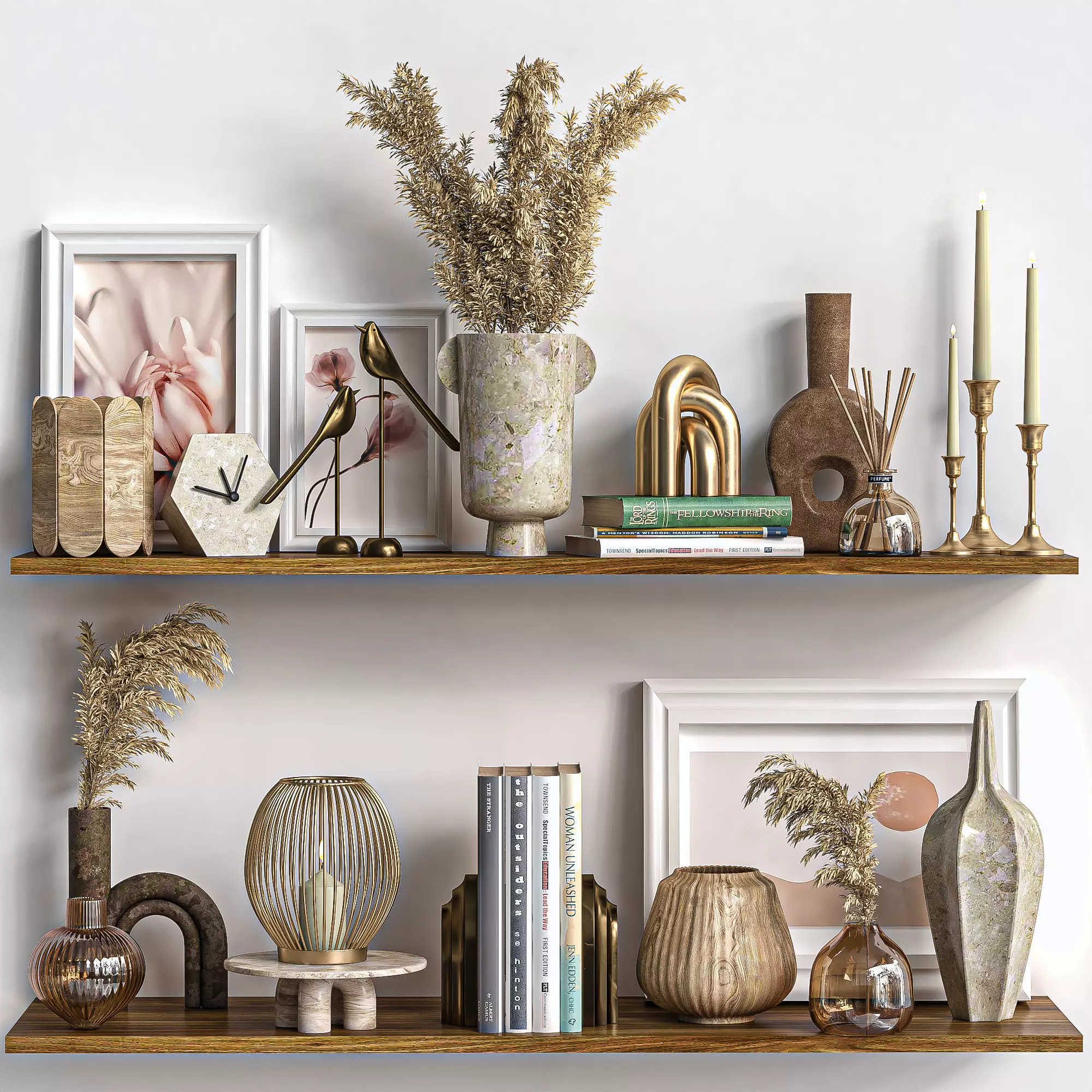 Decorative set 11 3D model_0