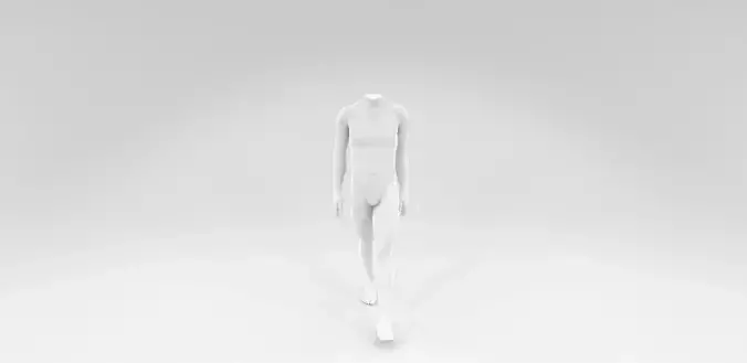 headless male fashion mannequin catwalk pose