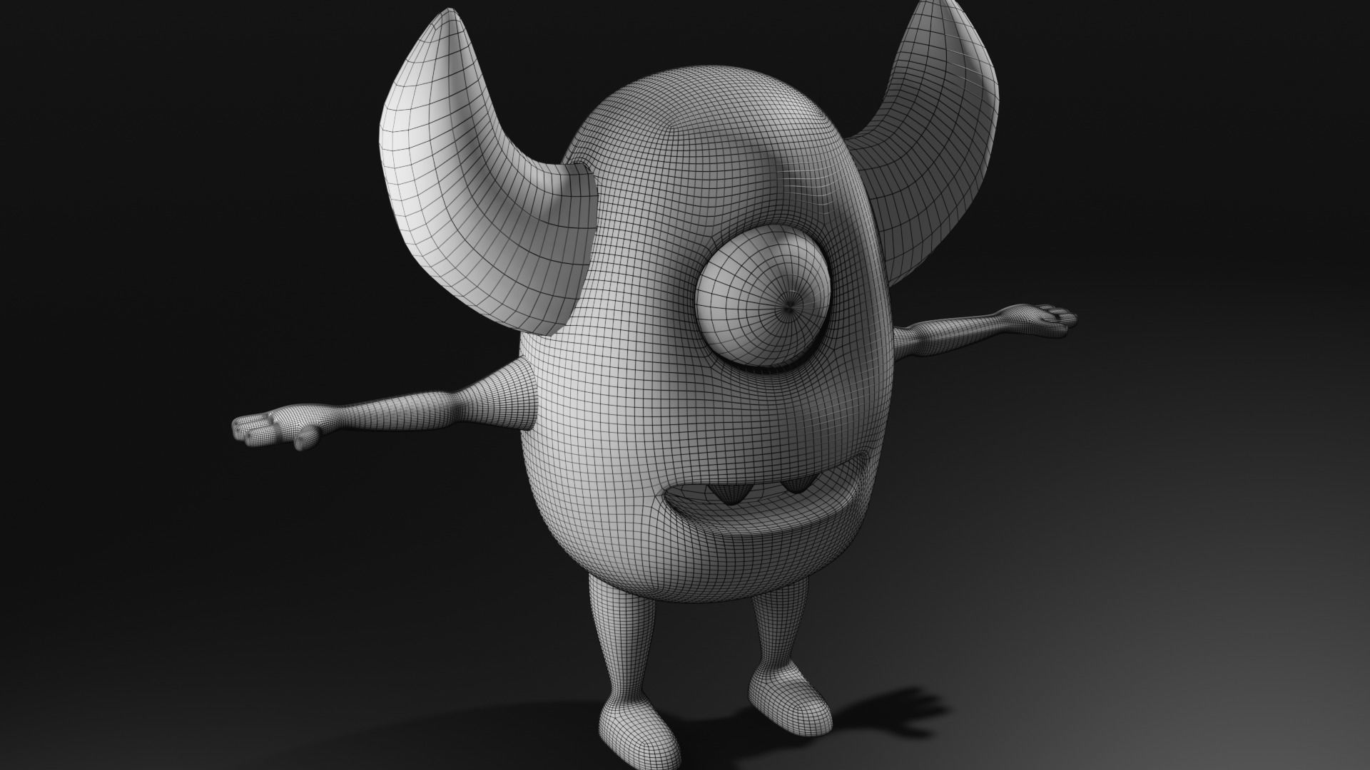 Monster 3D Model 3D model_11
