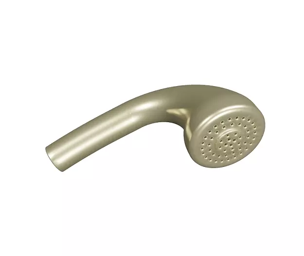 Brass Shower Head Low-poly 3D model_0