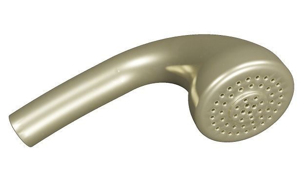 Brass Shower Head Low-poly 3D model_1